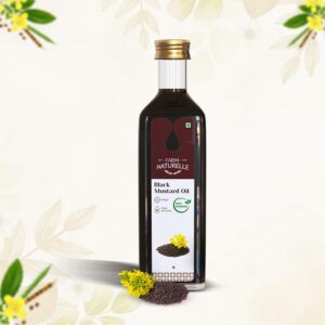 farm naturelle wood pressed virgin kachi ghani organic black mustard oil